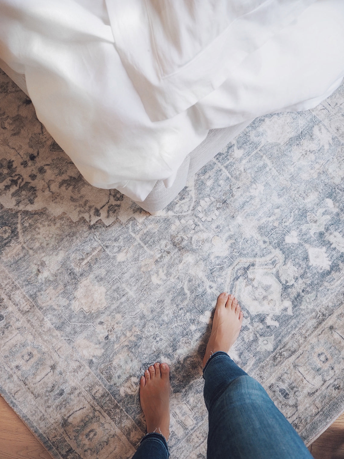 Rosette Rug | Denim &amp; Fog