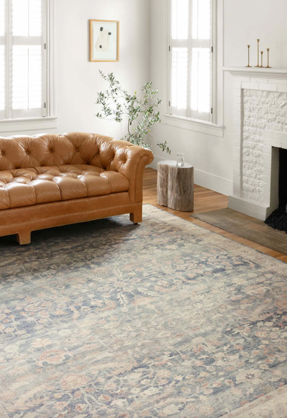 Hathaway Rug | Floral Denim