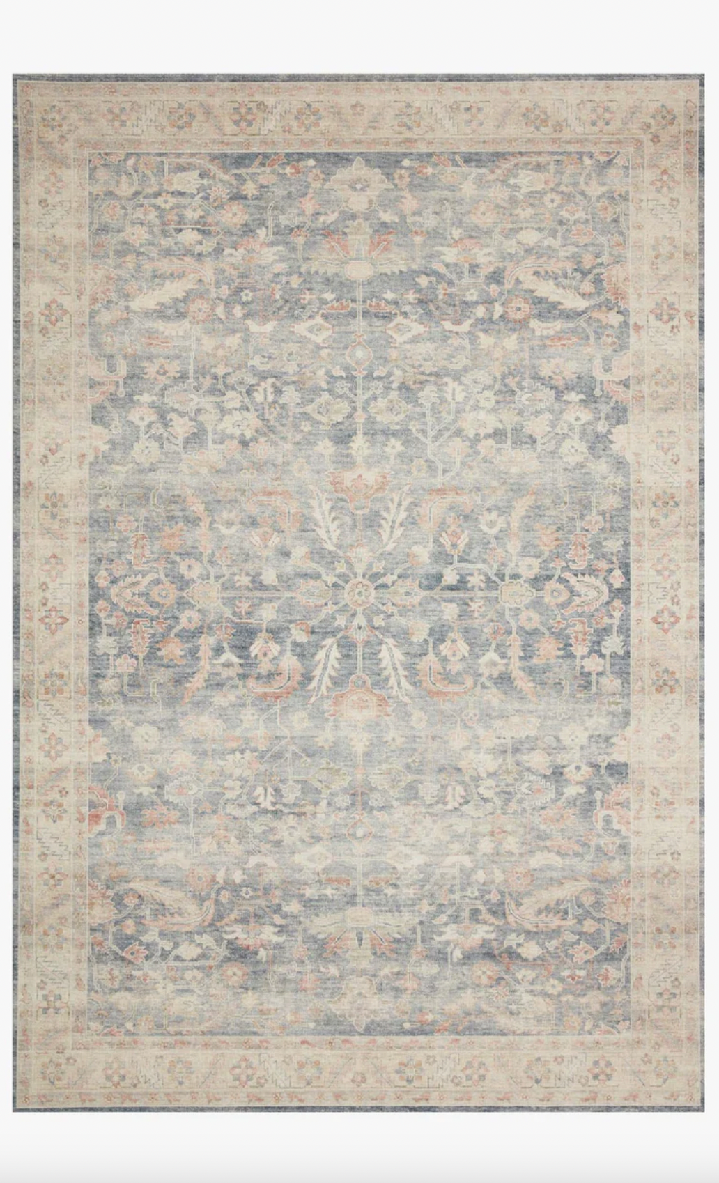 Hathaway Rug | Floral Denim