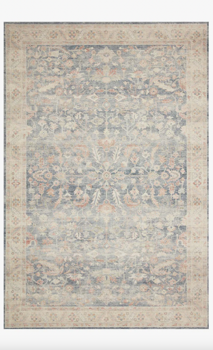 Hathaway Rug | Floral Denim