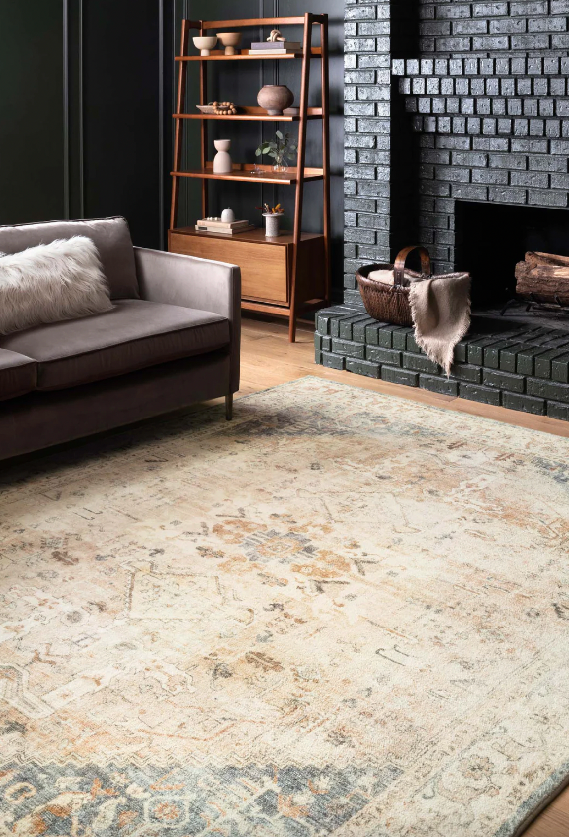 Rosette Rug | Clay & Ivory