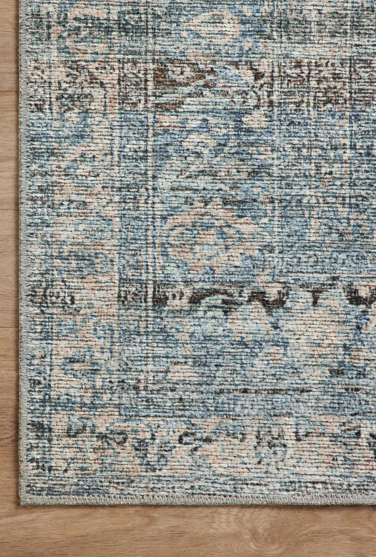 Billie Denim & Blush Rug