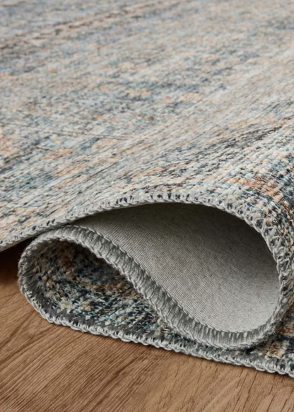 Billie Denim & Blush Rug